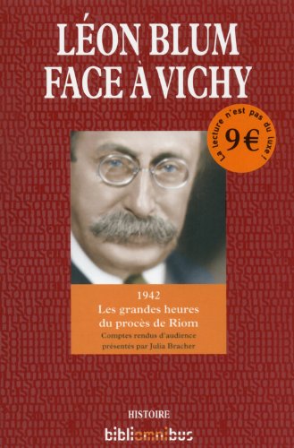 Léon Blum face à Vichy
