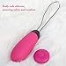 ZEMALIA Doris Vibrators Adult Sex Toys Remote Control Vibrating Silicone Bullet Egg USB Rechargeable Vibe Toy for Female Sex Wand Massager Sexual Wellness Discreet Packaging(Plum Red)