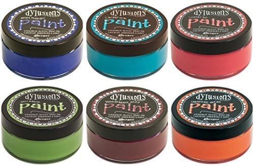 Ranger - Dyan Reaveley - Dylusions Paint - 6 Vibrant Acrylic Paints Bundle