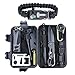 Aizhy Emergency Survival Kit 11 in 1,Professional Outdoor Survival Gear Tool Survival Bracelet, Fire Starter, Compass, Swiss Card, Saber Card Knife Traveling/Hiking/Biking/Climbing/Hunting