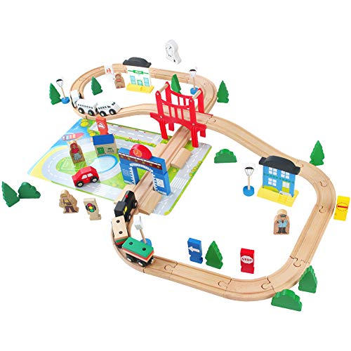 tidlo wooden train set