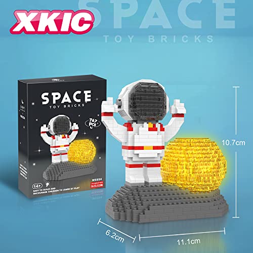 Astronaut Mini Blocks for Adults,Mini Space Building Blocks,Funny Space