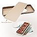 Plataplus Long Rectangle Tart Pan with Removable Bottom 14.4” Nonstick Golden