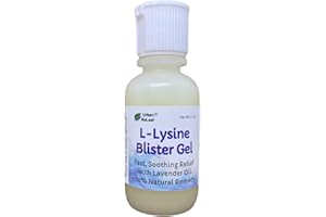 Urban ReLeaf L-Lysine Blister Soothing Gel ! & Lavender Oil. Fast Relief, Spots, Rash, Red Bumps, Raw, Chapped Skin. Calm Delicate Tissue 100% Natural