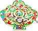 TOWO Wooden Snakes and Ladders Magnetic Labyrinth Board Game-Wooden Board Game and Magnetic Maze Puzzle Board Children Toys 3 Year Kids Montessori Math Numbers Travel Quiet Toddlers Busy Board