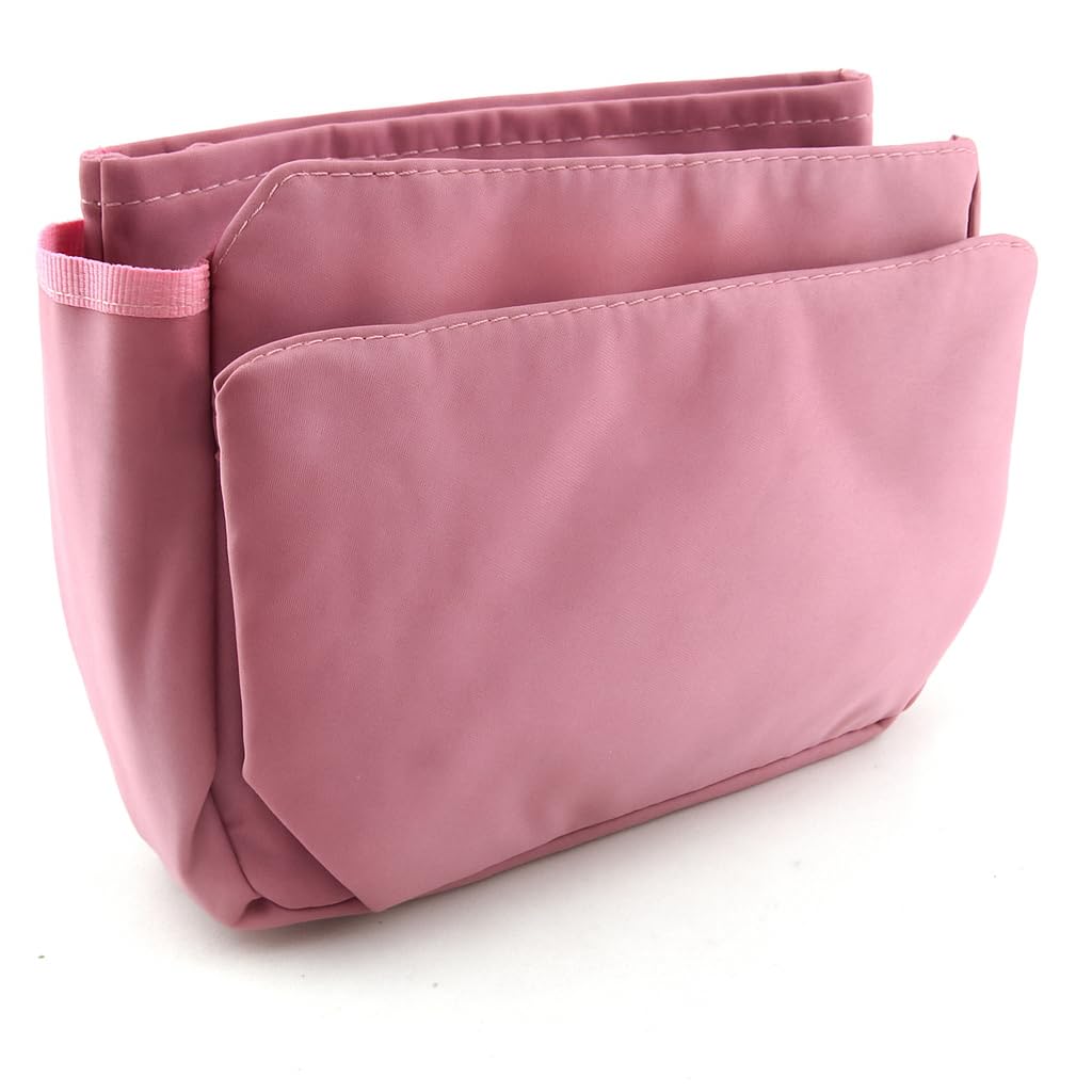 Periea ‘Tegan’ Small Handbag Organiser Insert or Make-up Bag – 5 Colours Available (Pink)