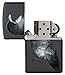 Zippo Exposed raven Pocket Lighter, Gray Dusk