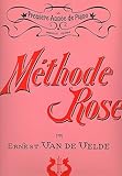 Ernest Van de Velde : Méthode Rose 1Ère Année (Version Traditionnelle). Partitions pour Piano by 