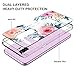 MOSNOVO Galaxy S9 Plus Case, Galaxy S9 Plus Clear Case, Girls Blossom Stripes Floral Flower Pattern Clear Design Plastic Case with TPU Bumper Case Cover for Samsung Galaxy S9 Plus