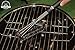 Heavy Duty BBQ Grill Brush (18 Inches) by RichyHomeHelper - Long Handle 3 in 1 Barbeque Cleaner - Made From Stainless Steel - Will Never Bend Or Break - Suitable for any Grill - Includes Bag