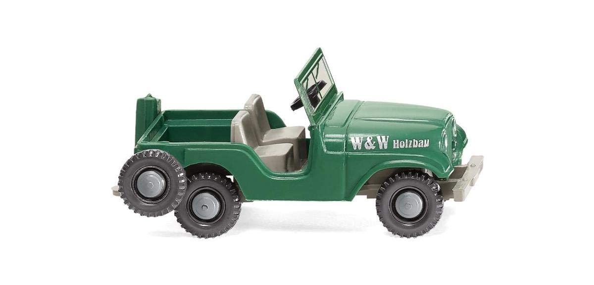 Wiking 001103 H0 Jeep W & W Wood Construction