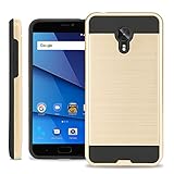 BLU VIVO 8 V0150UU Case,Biaotai[Shock Absorption] Drop Protection Hybrid Dual Layer Armor Protective Case Cover for BLU VIVO 8 V0150UU (Gold)