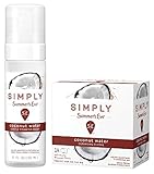 Summer's Eve Coconut Water, Cleansing Combo Pack, 1-5-Ounce Foam Wash, Plus 1-14 Count Cloths