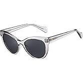 DUCO Vintage Cat Eye Sunglasses for Women Trendy Polarized Sun Glasses Oversized Designer Shades 2350