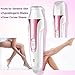Hair Removal for Women 5 in 1 USB Rechargeable Hair Epilator Waterproof Lady Shaver Facial Hair Remover Women's Personal Groomers for Face Eyebrow Nose Armpit Bikini Arm Legs (Pink)