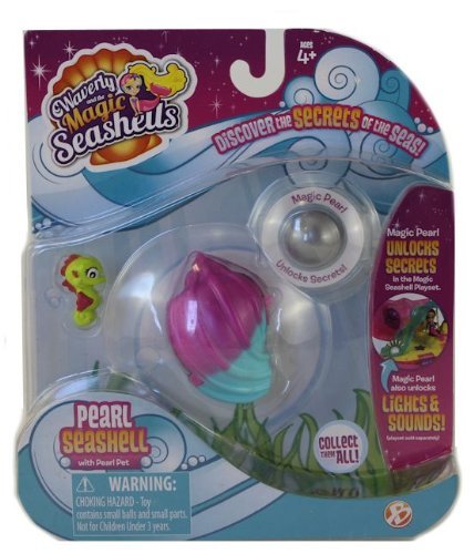 Waverly and the Magic Seashells Pearl Seashell with Pearl Pet (Magic Pearl Unlocks Secrets)