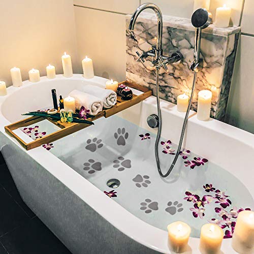 20 Pieces Non Slip Bathtub Stickers Adhesive Paw Print Bath Treads Non Slip Traction To Tubs Bathtub Stickers Adhesive Decal Anti Slip Appliques For Bath Tub Showers Pools Boats Stairs Gray Pricepulse 20 Pieces Non Slip Bathtub Stickers Adhesive Paw Print Bath Treads Non Slip Traction To Tubs Bathtub Stickers Adhesive Decal Anti Slip Appliques For Bath Tub Showers Pools Boats Stairs Gray Pricepulse