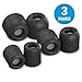 Comply Isolation Plus Tx-100 Memory Foam Earphone Tips with WaxGuard for Etymotic, Klipsch, Shure, Westone & More, Noise Cancelling Soft Replacement Earbud Tips, Secure Fit (S/M/L, 3 Pairs)