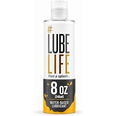 LUBELIFE Water-Based Lube – Personal Lubricant for Men, Women & Couples, Travel Size, Non-Staining, Easy Clean-Up, Toy-Safe, 