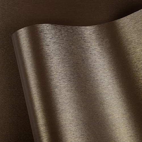 Abyssaly Refrigerator Wrap Peel Stick Wallpaper Brown