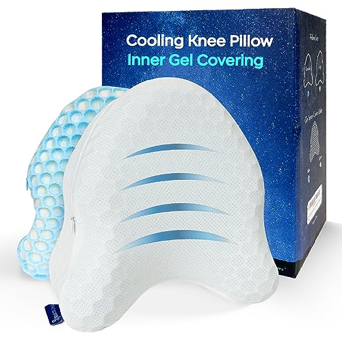 SelectSoma Cooling Knee Pillow for Side Sleepers Hip Pain Leg Pillows for Sleeping Side