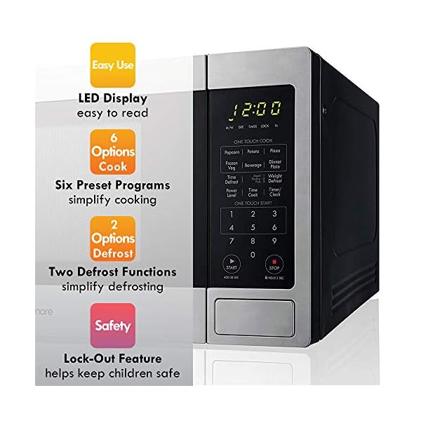 Kenmore 70923 0.9 cu. ft Small Compact 900 Watts Countertop Microwave