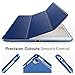 MoKo Case Fit iPad Pro 12.9 2017/2015 - Slim Lightweight Smart Shell Stand Cover with Translucent Frosted Back Protector Fit Apple iPad Pro 12.9 Inch 2017&2015, Navy Blue (with Auto Wake/Sleep)