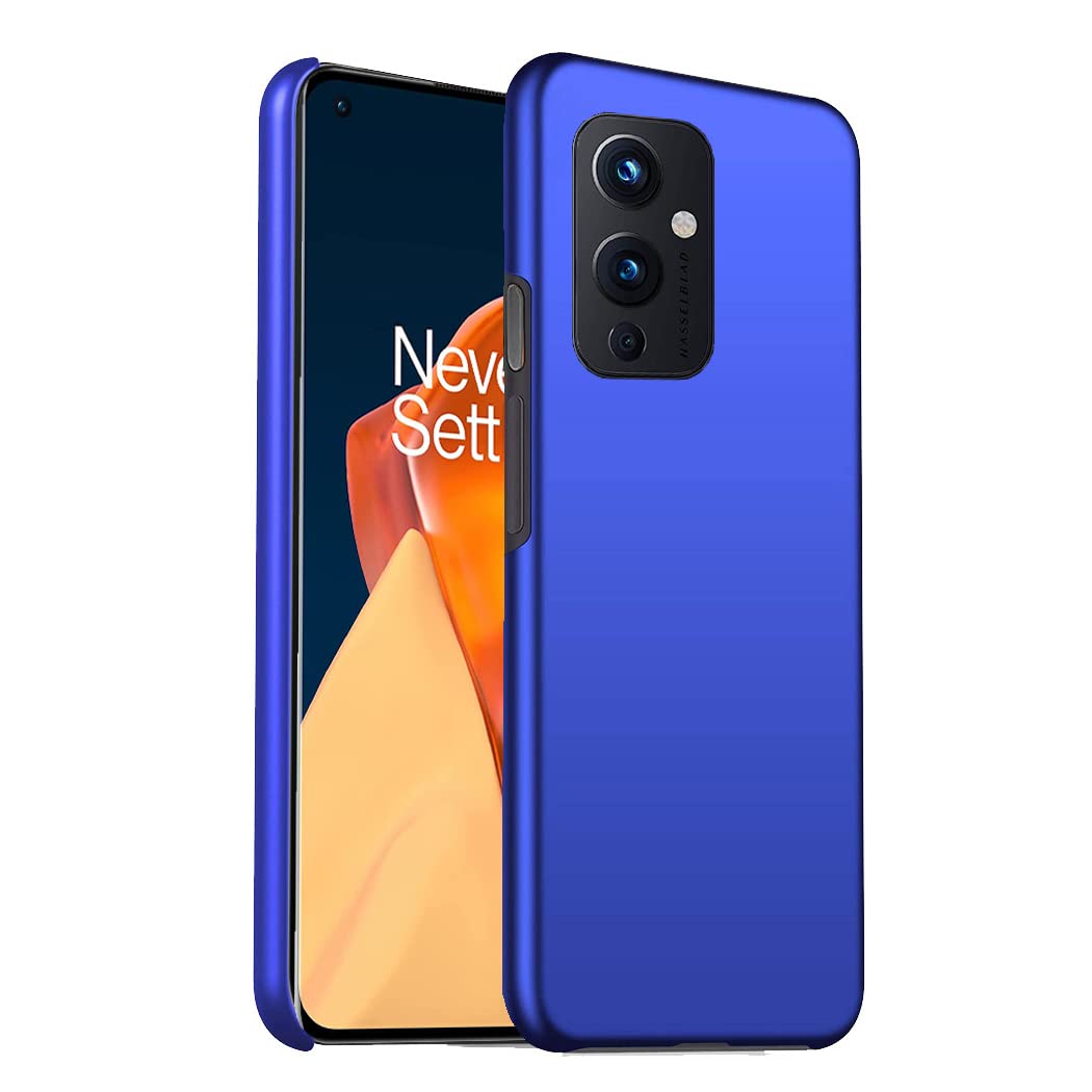 GAPlus OnePlus 9 Case Ultra Slim Thin Armour Hard Case Matte Rubberized Cover For OnePlus 9 (Blue)