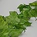 RURALITY 8 Ft Artificial Silk Greenery Chain Ivy Wedding Garland ,Sweet Potato Leaf Pack of 2
