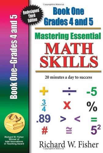 Mastering Essential Math Skills BookGrades 4-5 Redesigned library version