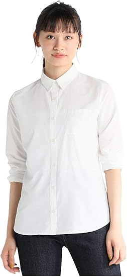 Amazon シャツ レディース おしゃれ オフィス ビジネス 長袖 シワになりにくい 春 夏 秋 冬 Honeys ハニーズ レギュラーシャツ シャツ ブラウス 通販