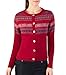 Wool Overs Women's Lambswool Fair Isle Cardigan