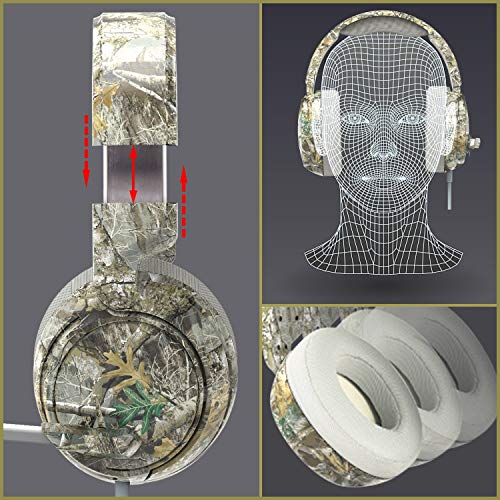 ECOOPRO Gaming Headsets PS4 Headset for Xbox One PS4 PC, Pro 50mm Driver & Stereo Surround Sound, Updated Noise Cancelling Mic Headphones for PS4, Xbox One S, PC, Nintendo Switch Mac, Laptop (B)