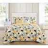 MISC Yellow Blue Beach Theme Bedding Queen Quilt Set Fish Pattern Starfish Tropical Theme Sea Shell Coral Reef Themed… 51a3UE6t9IL. SS100