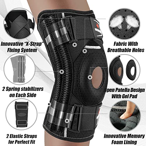 NEENCA Professional Knee Brace for Knee Pain, Adjustable Knee Support