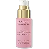 MZ Skin Reviving Bio-Placenta & Stem Cell Serum - Night Treatment for Powerful Rejuvenation, With Peptides, Squalane & Hyaluronic Acid, Perfect For Anti-Aging, Wrinkles & Fine Lines