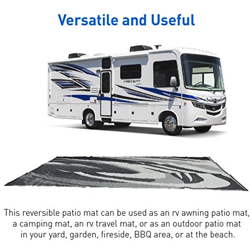 EasyGoProducts EGPRVM006 Camping Outdoor Patio Reversible RV Mat