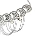 idealway Vintage Waist Chain Hollow Carving Rhinestone Crystal Body Chain Summer Beach Body Waist Chain Jewelry (1 Silver Hotest)
