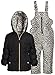 Pink Platinum Girls Quilted Down Alternative Skiing Snowsuit Jacket and Bib Set
