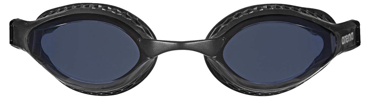 arena Air-Speed Unisex Adult Race Swimming Goggles, Standard Pool Goggles with Wide Anti-Fog Lenses, UV Protection, 3 Interchangeable Nose Bridges, Air Seals