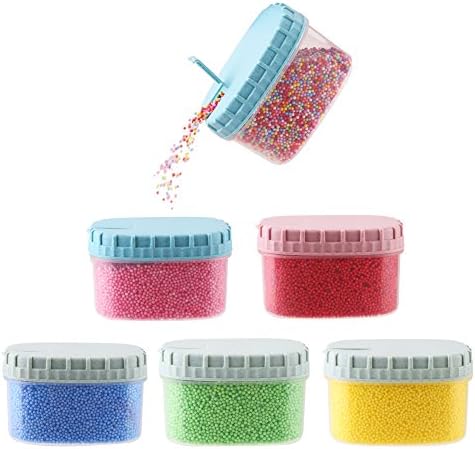 KITAMP Slime Foam Balls 6 Color Styrofoam Foam Balls for Handmade Arts and Craft