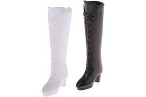 1/6 Doll Rain Boots with High, for Doll, for 12inch Dolls Accessories (2 Pairs, Color)
