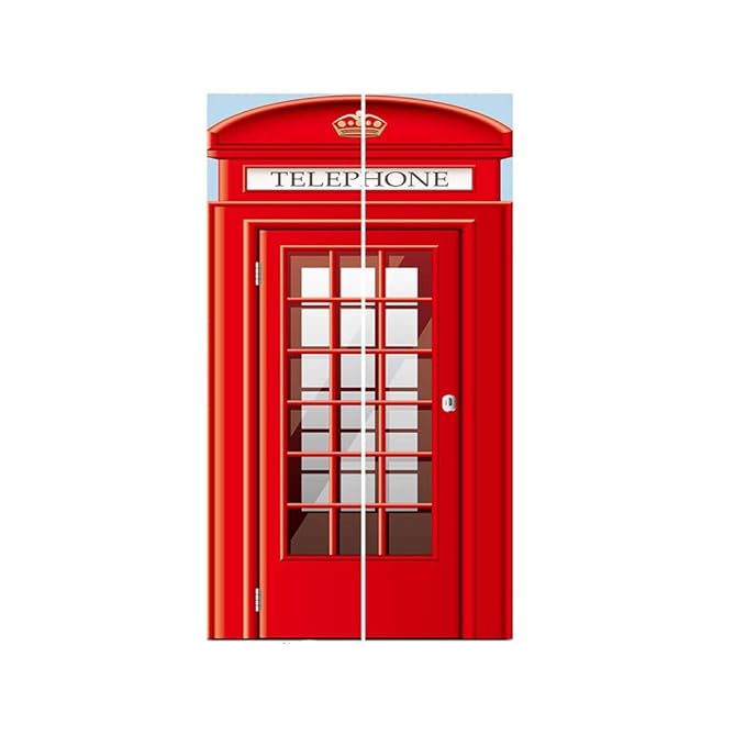 Xyxiaolun Teléfono Pegatina Nevera Cabina, 2 Piezas De La Vendimia ...