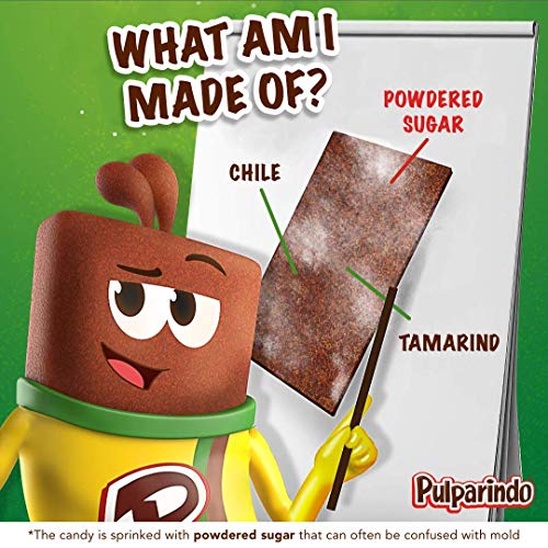 Pulparindo Mexican Candy Snack Mix (20 Count) - Comes In Tamarind, Hot, Mango, Sandia Watermelon, Assortment Of Flavors From De La Rosa DLR Makes A Great Snacks Pack By MTC - Thumbnail 2
