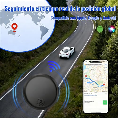 GPS Coche localizador Localizador GPS para Coche Rastreador 2026 Magnético Rastreador GPS,Compatible con Android e iOS,Seguimiento en Tiempo Real para vehículo,Sin Suscripción,Auto/Motocicletas