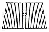 Hongso PCB152 Universal Gas Grill Grate Cast Iron Cooking Grid Replacement, Sold As A Set Of 2
