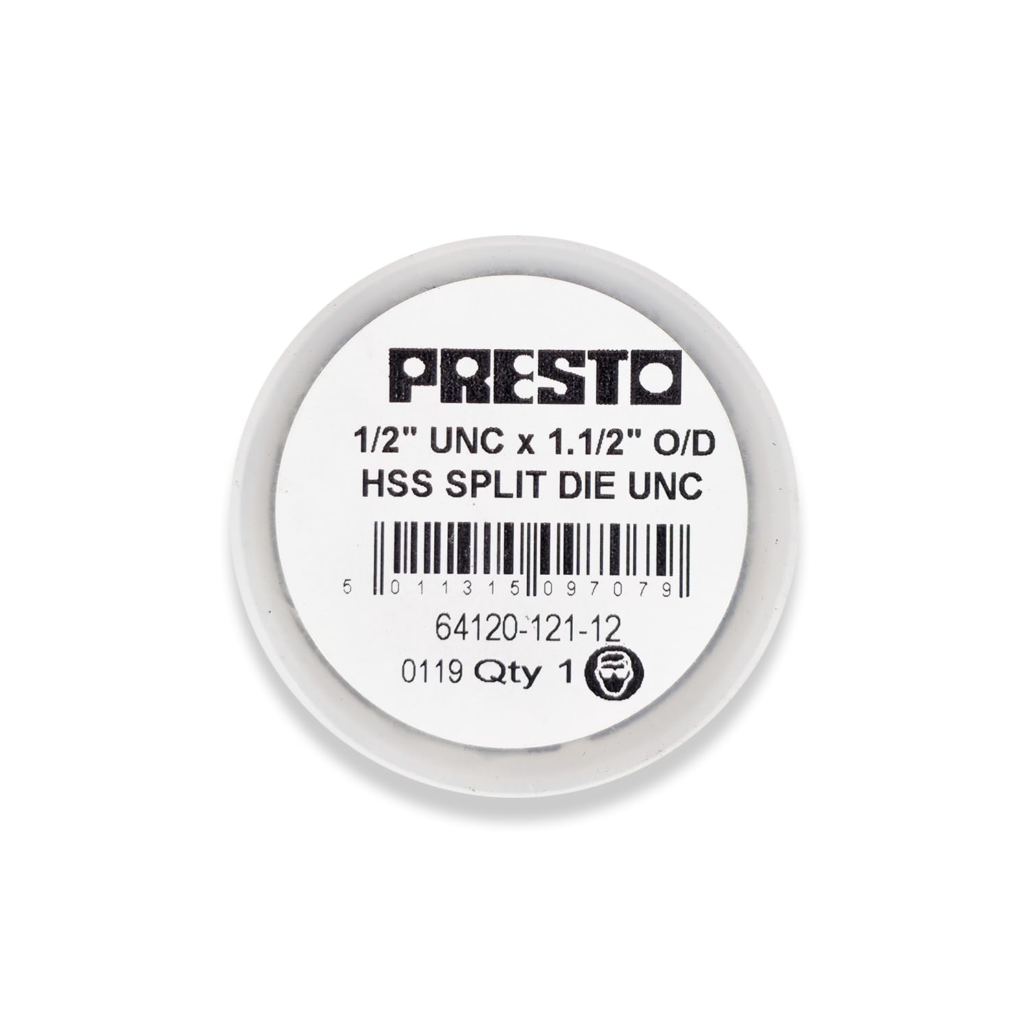Presto 64120-121-516 UNC HSS Circular Adjustable Split Die