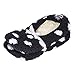 World's Softest Slip-Resistant Bottom Sole Women's Cozy Slippers (Medium, Black Polka Dot)
