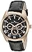 Lucien Piccard Men's LP-10153-RG-01 Odessy Analog Display Quartz Black Watch