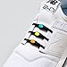 HICKIES 1.0 One Size Fits All Elastic Lacing System - Black Multicolor (14 Shoelaces, Works in all shoes)